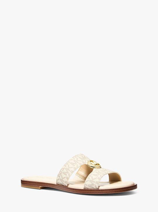 Erin Signature Logo Sandal michael kors erin signature logo sandal
