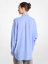 michael kors silk georgette oversized shirt