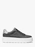 Romey Metallic Two-Tone Signature Logo Platform Sneaker michael kors romey metallic two tone signature logo platform sneaker