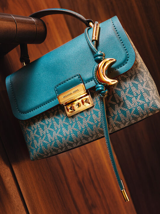 Crescent Moon Bag Charm michael kors crescent moon bag charm