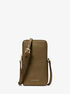 michael kors jet set small pebbled leather smartphone crossbody bag