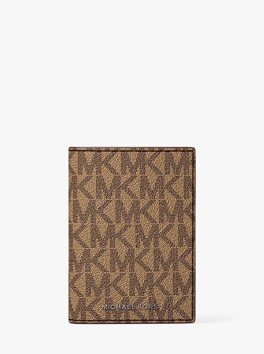 michael kors hudson signature logo folio card case