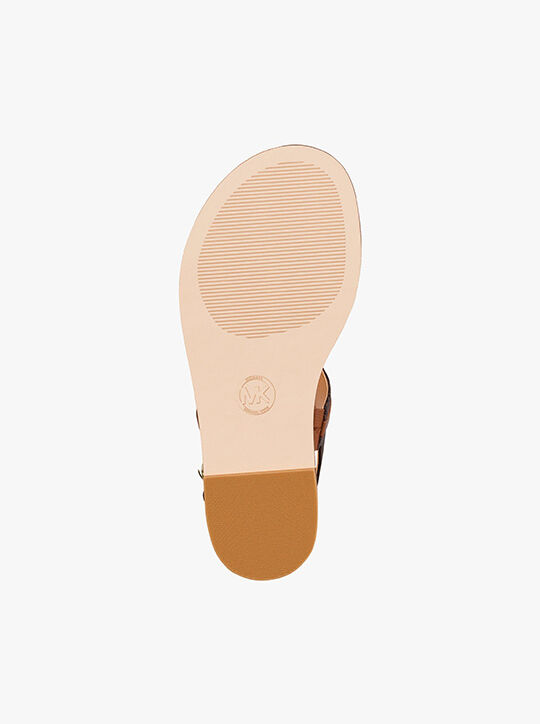 michael kors mandy signature logo sandal