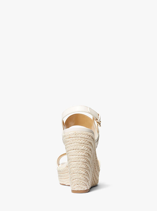 Reed Signature Logo Wedge Sandal michael kors reed signature logo wedge sandal