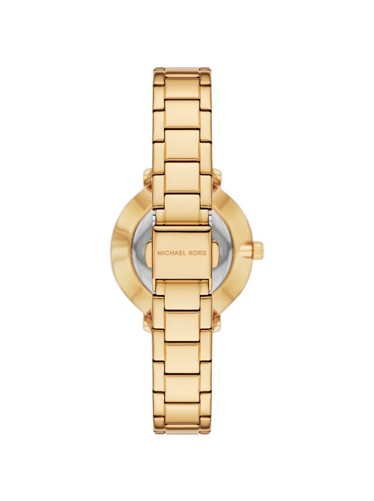 Mini Pyper Pavé Gold-Tone Watch and Jewelry Gift Set michael kors mini pyper pav gold tone watch and jewelry gift set