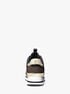 Raina Mixed-Media Platform Trainer michael kors raina mixed media platform trainer