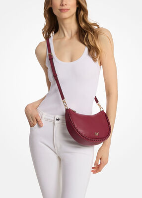 michael kors حقيبة كايلا الجلدية الصغيرة القابلة للتحويل