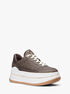 michael kors hayes signature logo platform sneaker