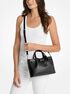 Carson Small Pebbled Leather Satchel michael kors carson small pebbled leather satchel