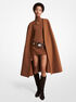 Double Faced Wool Melton Cape michael kors double faced wool melton cape