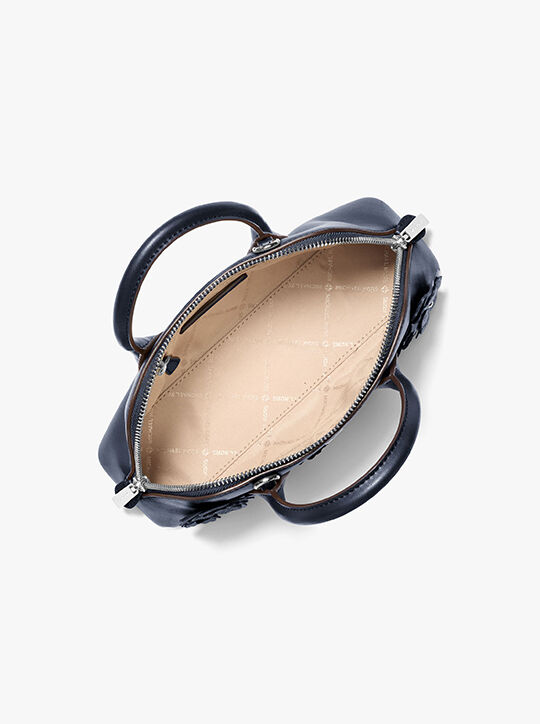 michael kors petra small floral embellished crossbody bag