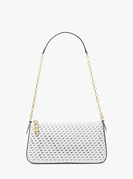 michael kors حقيبة صغيرة من الجلد المنسوج متوسطة الحجم من إمباير