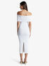 Stretch Knit Over-The-Shoulder Dress michael kors stretch knit over the shoulder dress