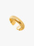 Precious Metal-Plated Brass Tubogas Cuff michael kors precious metal plated brass tubogas cuff