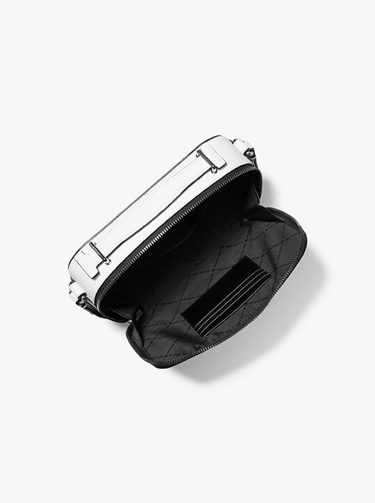 Hudson Pebbled Leather Crossbody Bag michael kors hudson pebbled leather crossbody bag