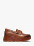 Indy Burnished Leather Platform Loafer michael kors indy burnished leather platform loafer