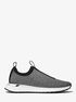 Bodie Embellished Stretch Knit Slip-On Trainer michael kors bodie embellished stretch knit slip on trainer