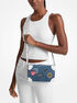 Jeanie Small Embellished Denim Crossbody Bag michael kors jeanie small embellished denim crossbody bag