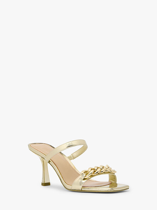Amali Embellished Metallic Sandal michael kors amali embellished metallic sandal