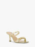 Amali Embellished Metallic Sandal michael kors amali embellished metallic sandal