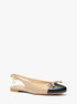 Piper Leather Slingback Ballet Flat michael kors piper leather slingback ballet flat