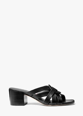 michael kors erika leather sandal