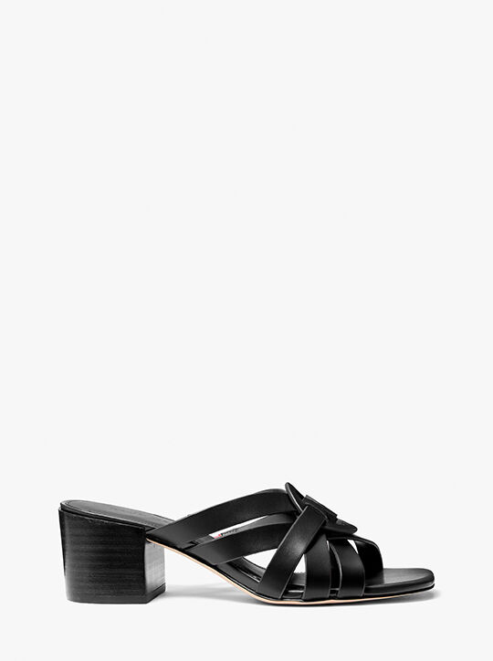 michael kors erika leather sandal