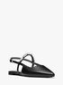 michael kors dina flex leather slingback flat