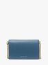 michael kors jet set medium pebbled leather crossbody bag