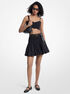 Cotton Smocked Bubble Skirt michael kors cotton smocked bubble skirt