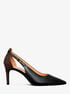Leather Slingback Pump michael kors leather slingback pump