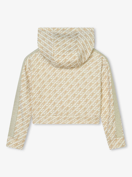 Empire Signature Logo Zip-Up Hoodie michael kors empire signature logo zip up hoodie