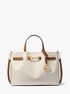 michael kors carson medium signature logo satchel