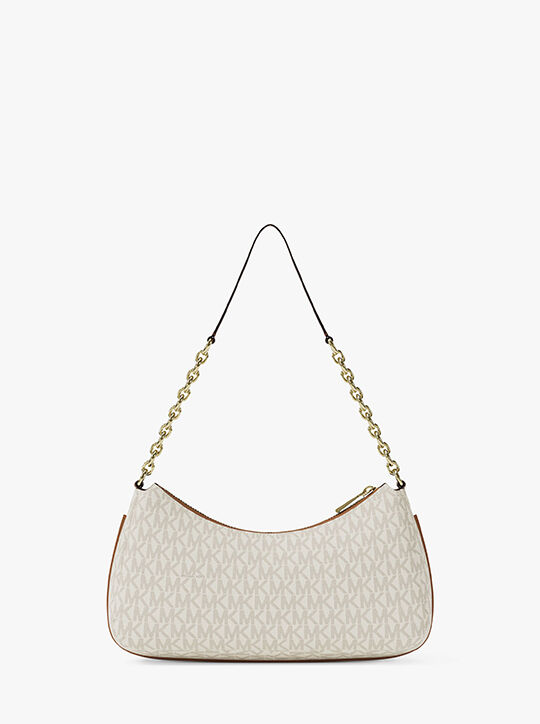 michael kors nolita medium signature logo chain pochette