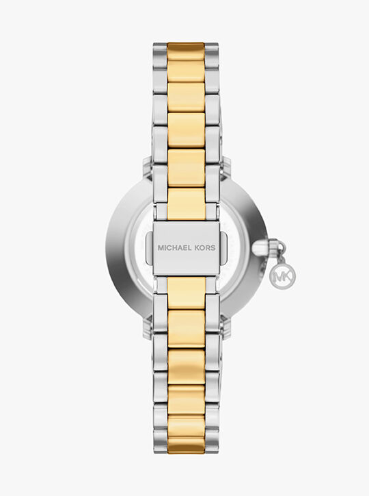 Michael Kors Pyper Two-Hand Two-Tone Stainless Steel Watch michael kors pyper two hand two tone stainless steel watch