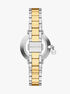 Michael Kors Pyper Two-Hand Two-Tone Stainless Steel Watch michael kors pyper two hand two tone stainless steel watch