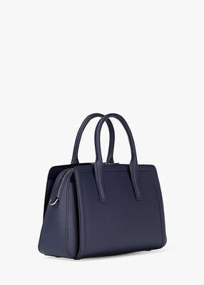 michael kors حقيبة ليلى الجلدية متوسطة الحجم