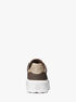 Romey Metallic Two-Tone Signature Logo Platform Sneaker michael kors romey metallic two tone signature logo platform sneaker