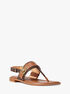 Carmen Signature Logo Thong Sandal michael kors carmen signature logo thong sandal