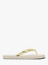 Signature Logo Flip Flops michael kors signature logo flip flops