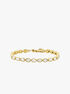 michael kors precious metal plated cubic zirconia tennis bracelet