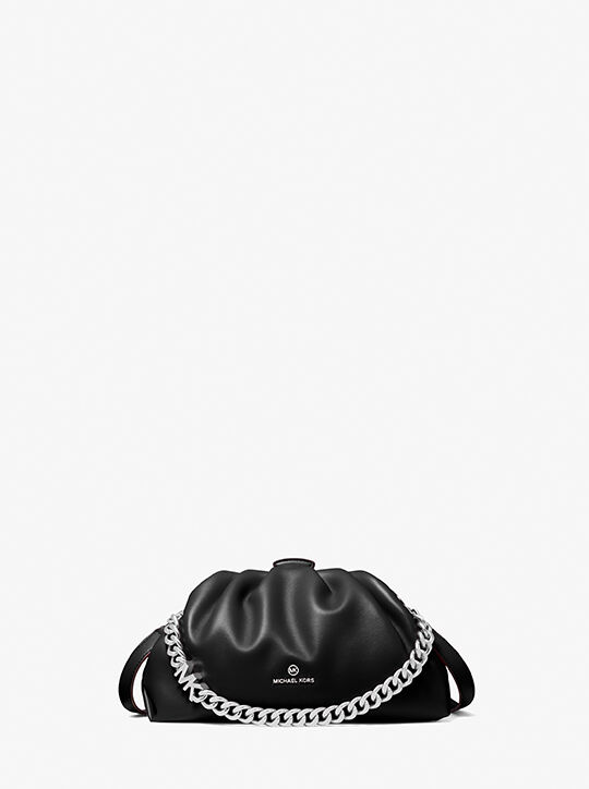 michael kors nola small faux leather crossbody bag