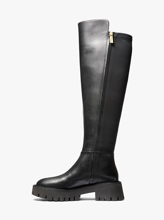 michael kors asher leather knee high boot
