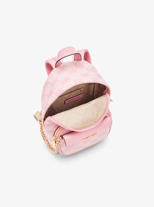Maisie Extra-Small Logo Jacquard 2-in-1 Backpack michael kors maisie extra small logo jacquard 2 in 1 backpack