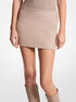 michael kors double faced wool melton mini skirt