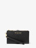 michael kors jet set large leather smartphone wristlet wallet