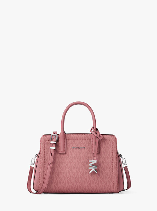 michael kors laila extra small signature logo crossbody bag