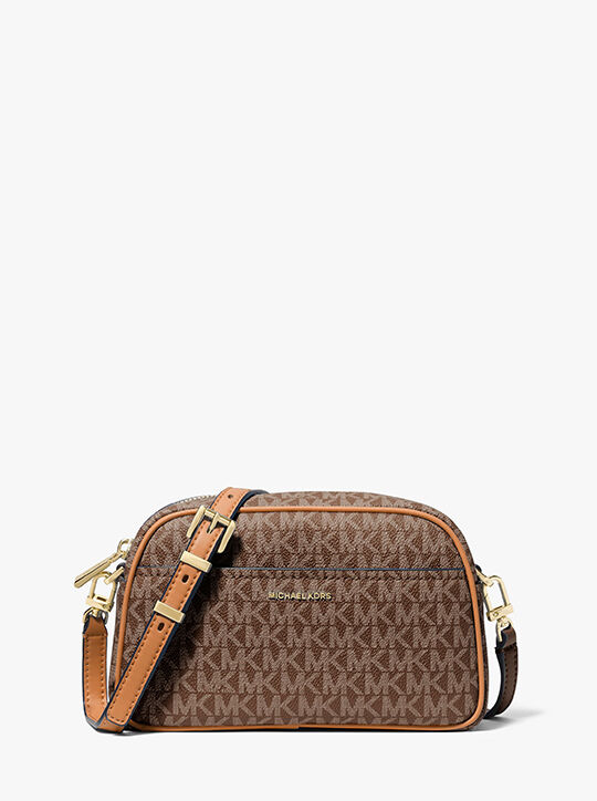 Jet Set Small Signature Logo Camera Crossbody Bag michael kors jet set small signature logo camera crossbody bag
