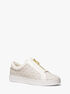 michael kors keaton signature logo zip up sneaker