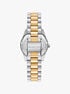 Lexington Pavé Two-Tone Watch michael kors lexington pav two tone watch